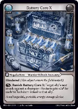 Battery Core X (011) — card price