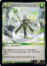 Blightheart Thaumaturge (180), .asphodel/paradise — Grand Archive card price