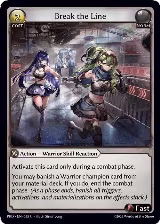 Break the Line (035) — card price