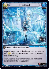 Frostbind (155), .asphodel/paradise — Grand Archive card price