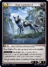 Gray Lupindroid (064), .asphodel/paradise — Grand Archive card price