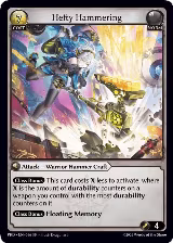 Hefty Hammering (066), .asphodel/paradise — Grand Archive card price