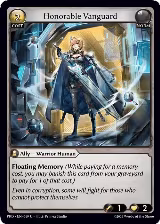Honorable Vanguard (069), .asphodel/paradise — Grand Archive card price