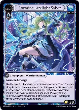 Lorraine, Arclight Saber (010), .asphodel/paradise — Grand Archive card price