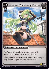 Lorraine, Wandering Warrior (008) — card price