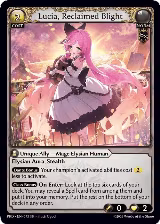 Lucia, Reclaimed Blight (073), .asphodel/paradise — Grand Archive card price