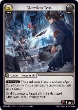 Merciless Toss (076), .asphodel/paradise — Grand Archive card price