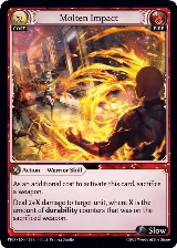 Molten Impact (124), .asphodel/paradise — Grand Archive card price