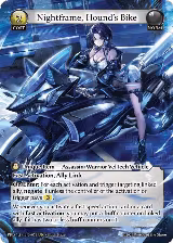 Nightframe, Hound's Bike (UR) (079), .asphodel/paradise — Grand Archive card price