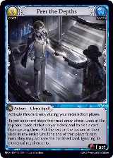 Peer the Depths (161), .asphodel/paradise — Grand Archive card price