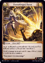 Powerforged Burst (239), .asphodel/paradise — Grand Archive card price