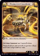 Production Crawldroid (240), .asphodel/paradise — Grand Archive card price