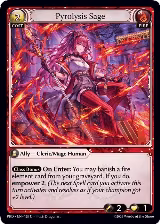 Pyrolysis Sage (128), .asphodel/paradise — Grand Archive card price