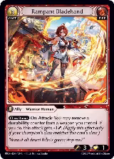 Rampant Bladehand (129), .asphodel/paradise — Grand Archive card price