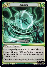 Reclaim (195), .asphodel/paradise — Grand Archive card price