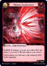 Rhesus Eradication (232), .asphodel/paradise — Grand Archive card price