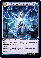 Rumble Coordinator (219), .asphodel/paradise — Grand Archive card price