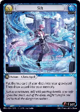 Sift (165), .asphodel/paradise — Grand Archive card price