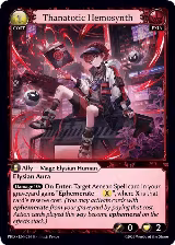 Thanatotic Hemosynth (234), .asphodel/paradise — Grand Archive card price