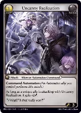 Uncanny Realization (096), .asphodel/paradise — Grand Archive card price