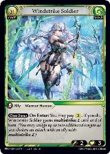 Windstrike Soldier (205), .asphodel/paradise — Grand Archive card price