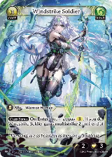 Windstrike Soldier (1st Edition) (205), .asphodel/paradise — Grand Archive card price