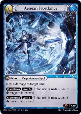 Aenean Frostlance (Interference Curio Foil) (141), .asphodel/paradise — Grand Archive card price