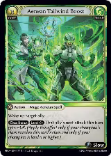 Aenean Tailwind Boost (Interference Curio Foil) (177), .asphodel/paradise — Grand Archive card price