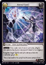 Annul Spell (Interference Curio Foil) (028) — card price