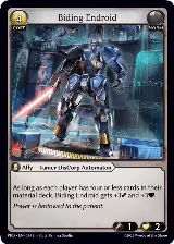 Biding Endroid (Interference Curio Foil) (034) — card price