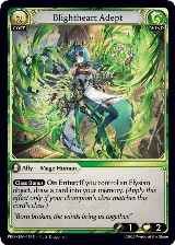 Blightheart Adept (Interference Curio Foil) (178), .asphodel/paradise — Grand Archive card price