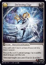 Deflecting Edge (Interference Curio Foil) (047) — card price