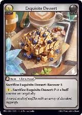 Exquisite Dessert (Interference Curio Foil) (058) — card price