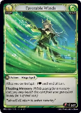 Favorable Winds (Interference Curio Foil) (191), .asphodel/paradise — Grand Archive card price