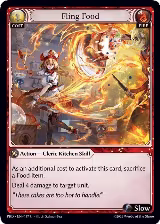 Fling Food (Interference Curio Foil) (117), .asphodel/paradise — Grand Archive card price