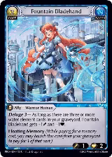 Fountain Bladehand (Interference Curio Foil) (153), .asphodel/paradise — Grand Archive card price