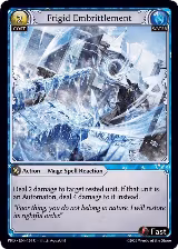 Frigid Embrittlement (Interference Curio Foil) (154), .asphodel/paradise — Grand Archive card price