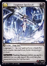 Heighten Spellcraft (Interference Curio Foil) (067), .asphodel/paradise — Grand Archive card price