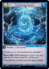 Hydrating Fractal (Interference Curio Foil) (156), .asphodel/paradise — Grand Archive card price