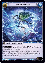 Return Stroke (Interference Curio Foil) (217), .asphodel/paradise — Grand Archive card price