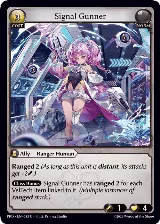 Signal Gunner (Interference Curio Foil) (085), .asphodel/paradise — Grand Archive card price