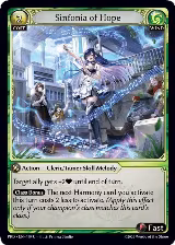 Sinfonia of Hope (Interference Curio Foil) (199), .asphodel/paradise — Grand Archive card price