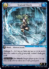 Soaked Slash (Interference Curio Foil) (166), .asphodel/paradise — Grand Archive card price