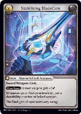 Stabilizing BladeCore (Interference Curio Foil) (090), .asphodel/paradise — Grand Archive card price