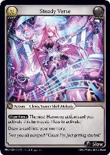 Steady Verse (Interference Curio Foil) (091), .asphodel/paradise — Grand Archive card price