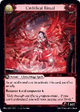 Umbilical Ritual (Interference Curio Foil) (235), .asphodel/paradise — Grand Archive card price