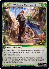 Welcome Merriment (Interference Curio Foil) (204), .asphodel/paradise — Grand Archive card price