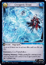 Cryogenic Ritual (043) — card price