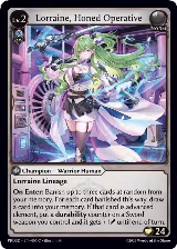 Lorraine, Honed Operative (007) — card price
