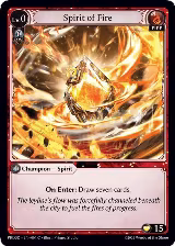 Spirit of Fire (001) — card price